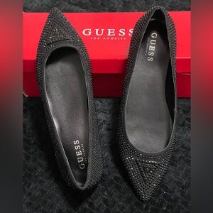 Guess Black Rhinestone Women's Flats